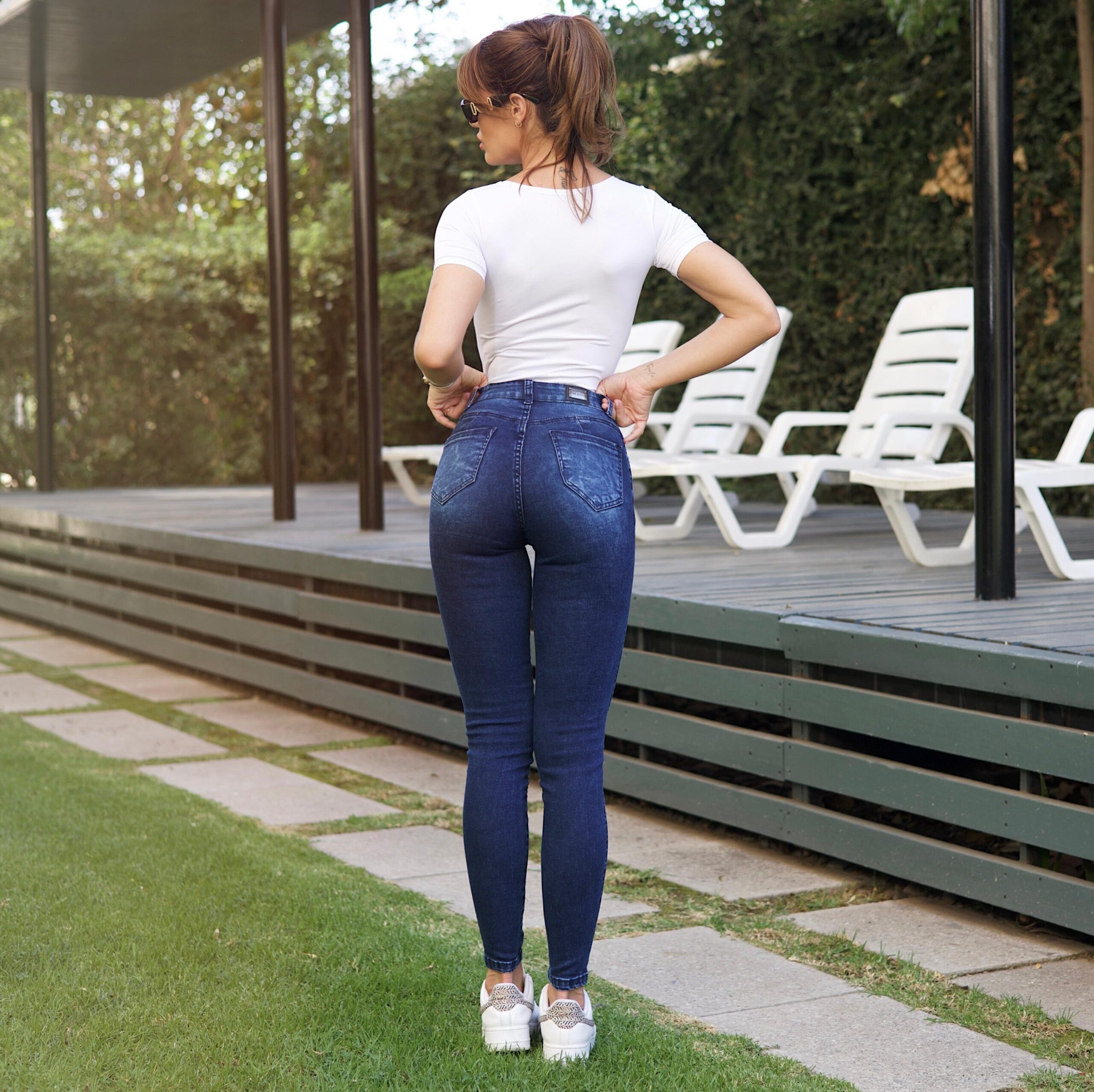 Cargo Skinny Blue Nevado - Vista 4