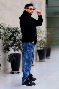 Jeans Men Oversize Blue Desgastado - Vista 5