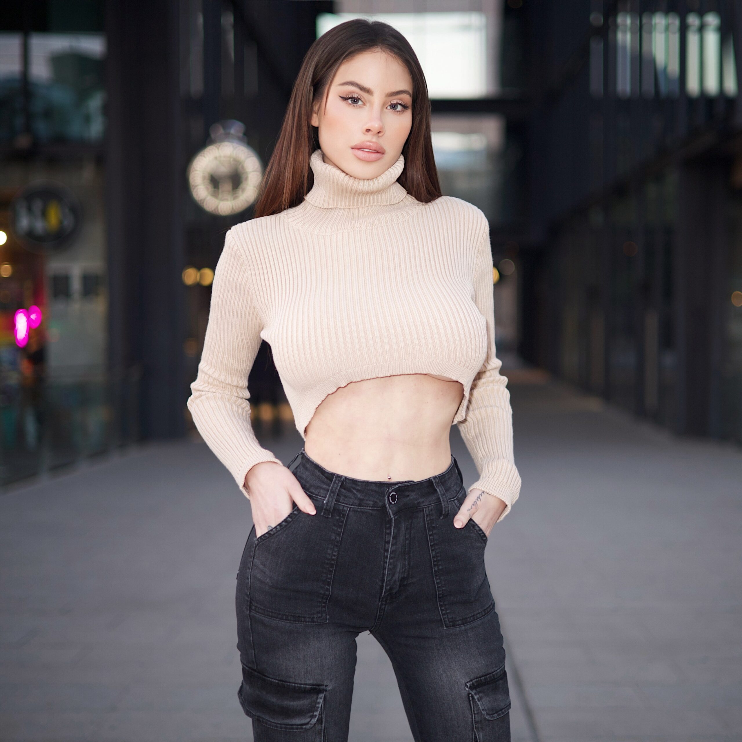 Jeans Cargo Black Desgastado - Vista 3