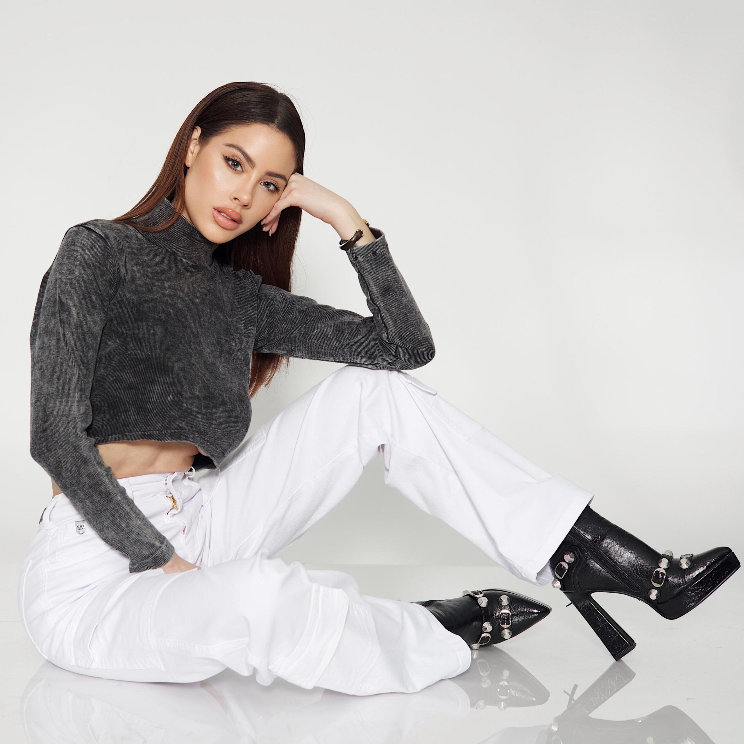 Jeans Cargo White - Vista 4