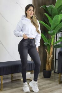 Jeans Lipo Shapper 5/b Dark Desgastado