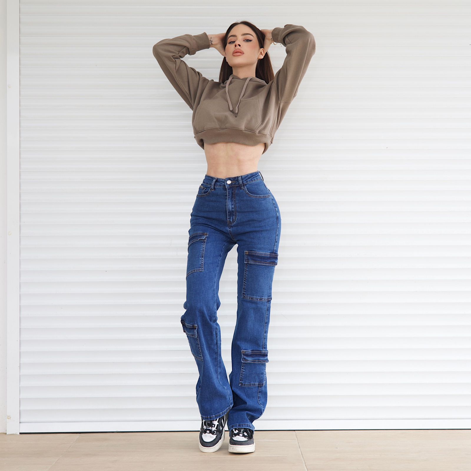 Jeans Cargo Paris Blue Intermedio