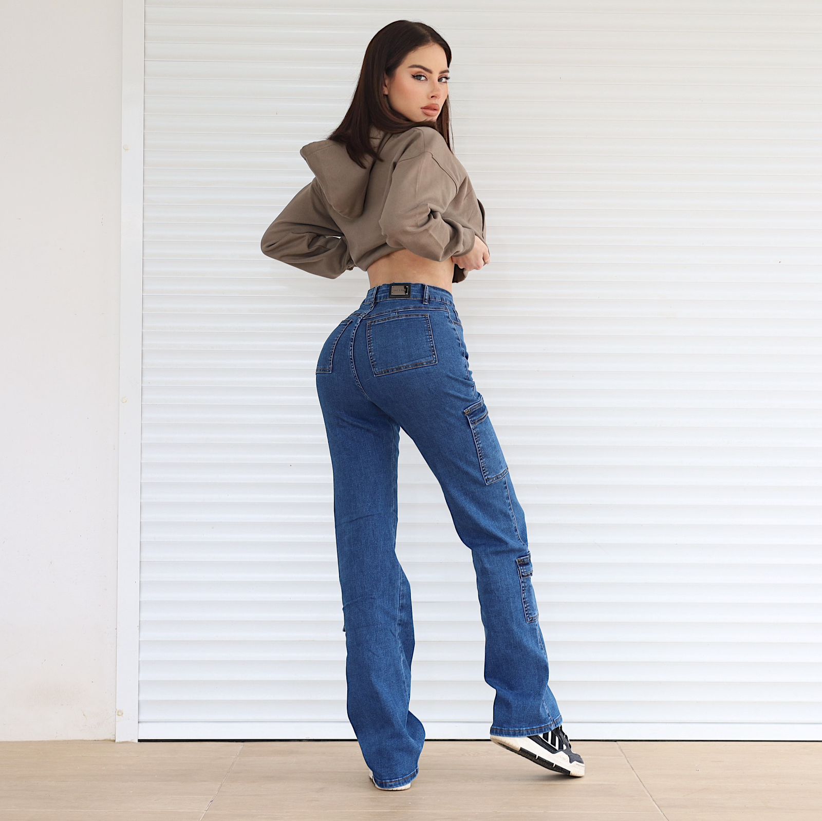 Jeans Cargo Paris Blue Intermedio - Vista 3