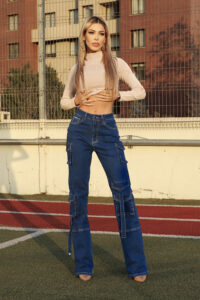 Jeans Cargo Roma Blue