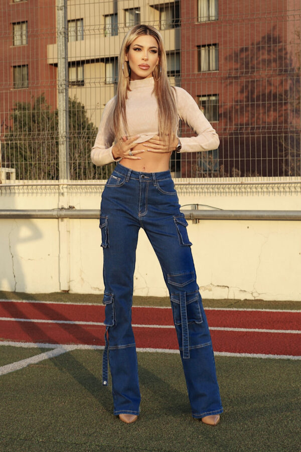 Jeans Cargo Roma Blue