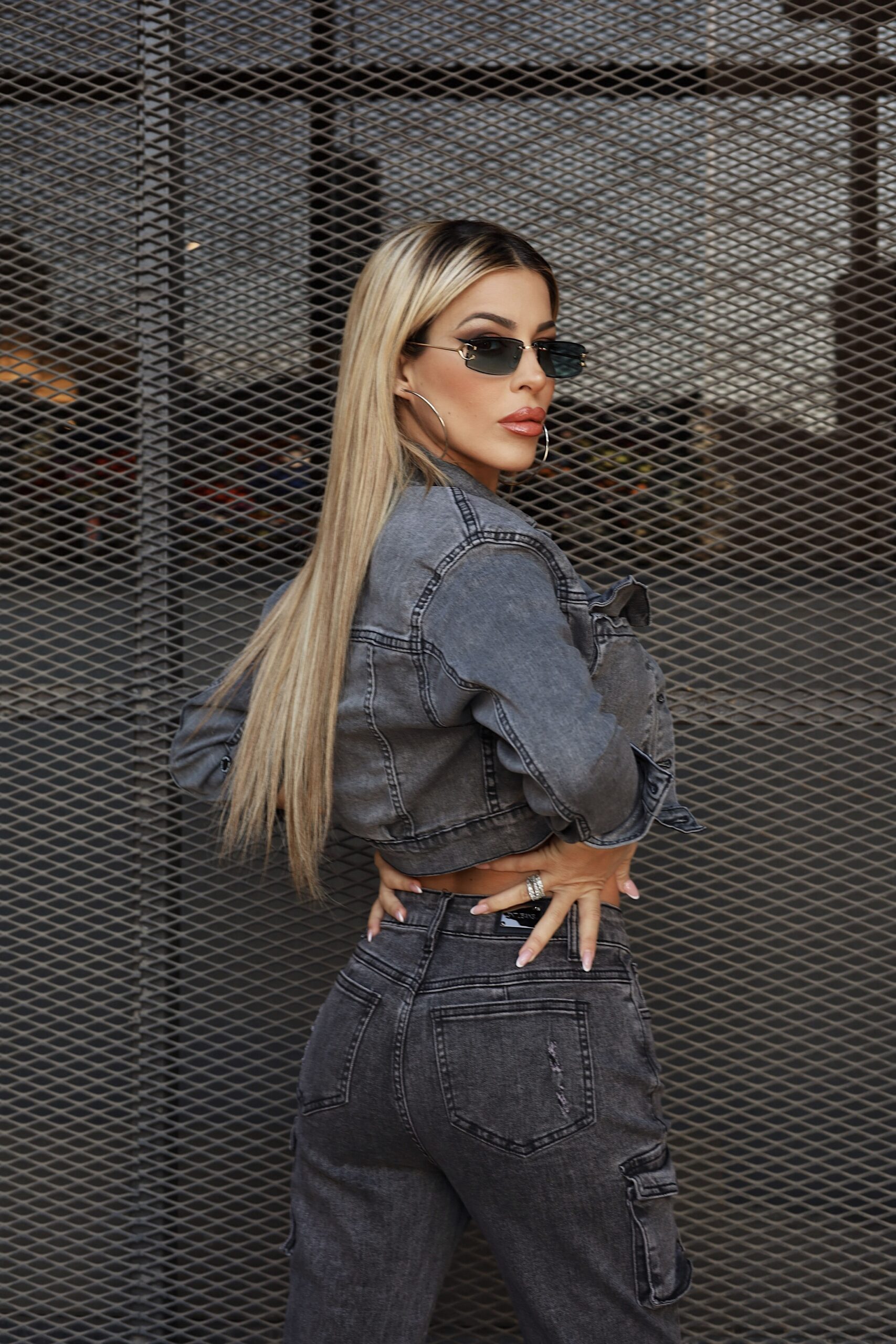 Jeans Cargo Roma Dark Nevado - Vista 4