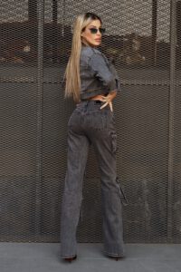 Jeans Cargo Roma Dark Nevado - Vista 2