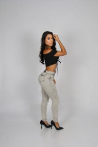 Jeans Esthetic Gris Claro