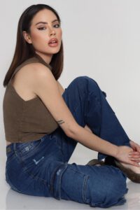 Jeans Cargo Blue Destroyed - Vista 4