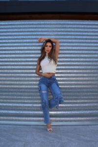 Jeans Cargo Multipocket Roma Blue Intermedio