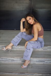 Jeans Cargo Santorini Celeste Ice