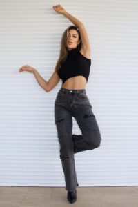 Jeans Cargo Paris Dark Nevado