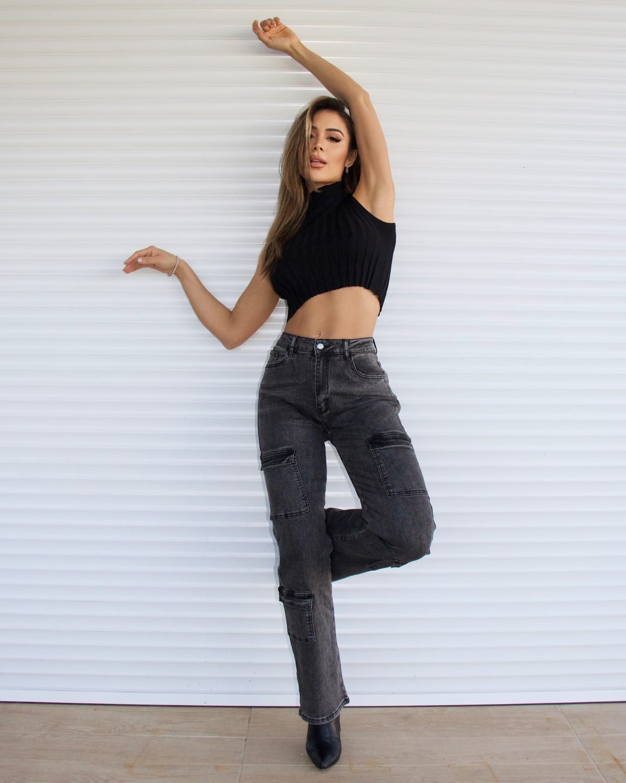 Jeans Cargo Paris Dark Nevado