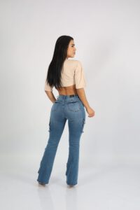 Jeans Multipocket Santorini Blue Intermedio - Vista 3