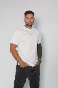 Jeans Men Oversize Black Desgastado - Vista 4