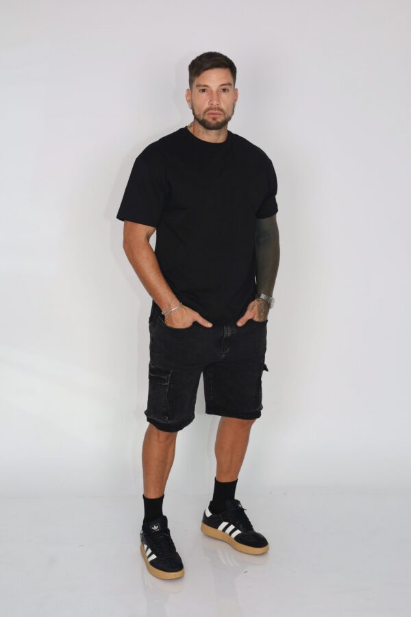 Short Men Cargo Black