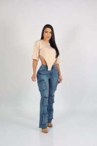 Jeans Multipocket Santorini Blue Intermedio