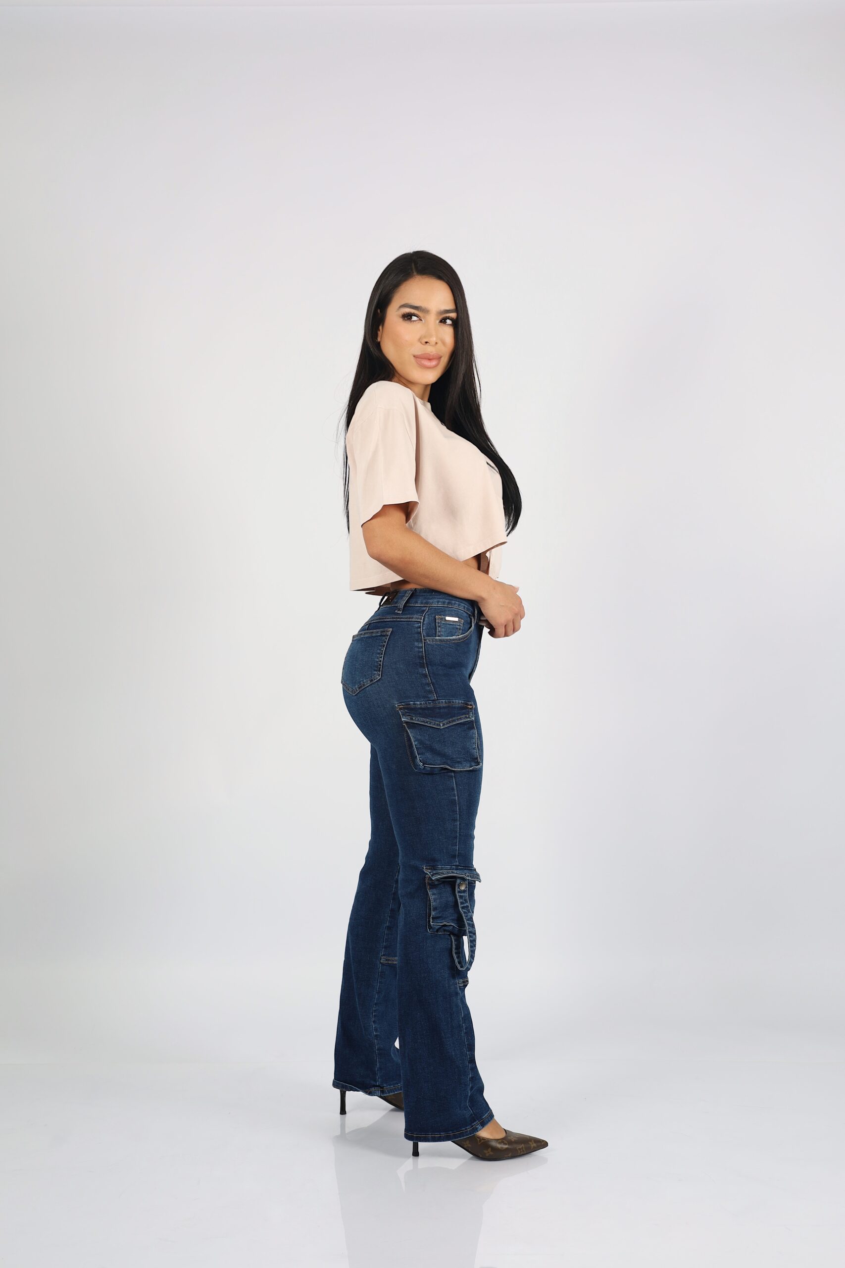 Jeans Cargo Roma Blue - Vista 3