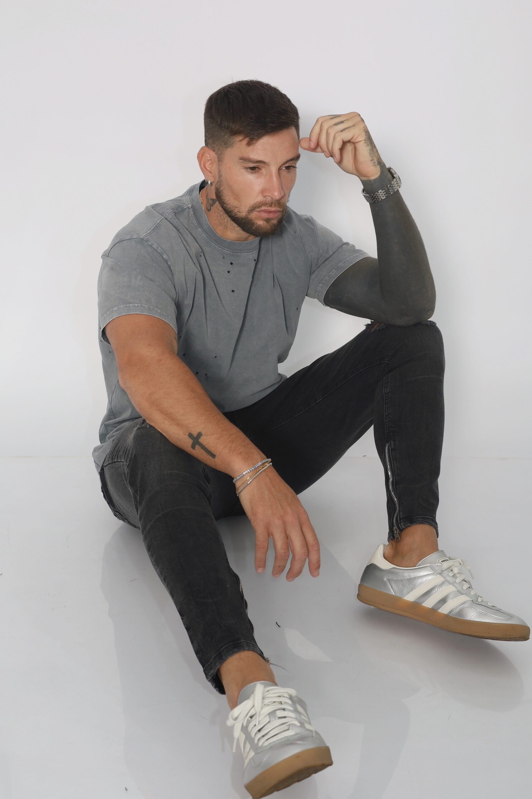 Jeans Men Dark Zipper - Vista 4