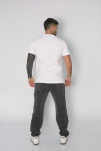 Jeans Men Oversize Black Desgastado - Vista 3