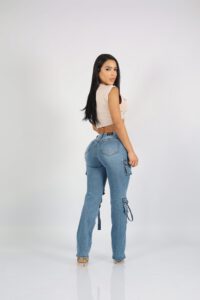 Jeans Cargo Roma Blue Intermedio - Vista 3