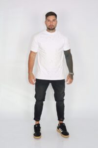 Jeans Men Black Destroyed