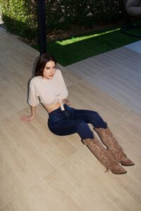 Jeans 5/B Lipo Shapper Black Blue - Vista 3