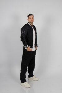 Jeans Men Cargo Multipocket Black - Vista 3