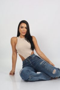 Jeans Cargo Paris Blue Destroyed - Vista 5