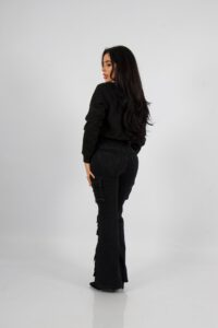 Jeans Cargo Multipocket Santorini black