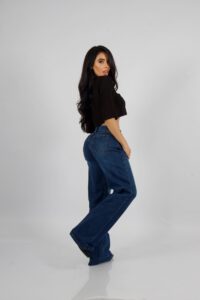 Jeans Wide Leg Blue Intermedio