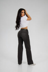 Jeans Wide Leg Black