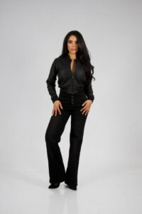 Jeans Wide Leg Black