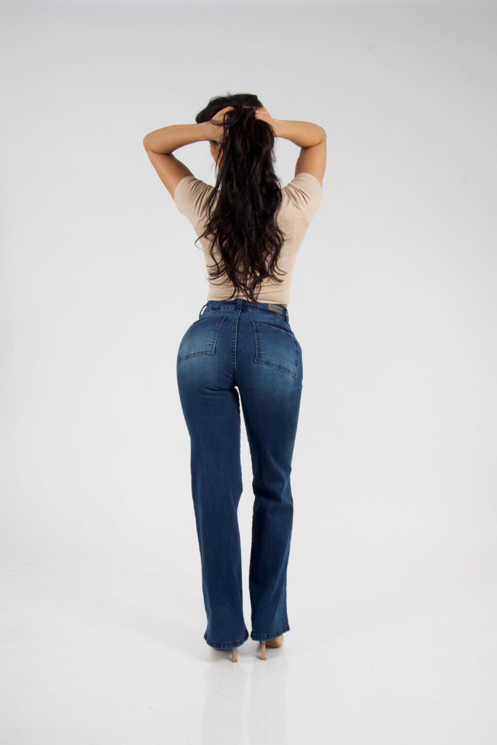 Jeans Wide Leg Blue intermedio - Vista 3