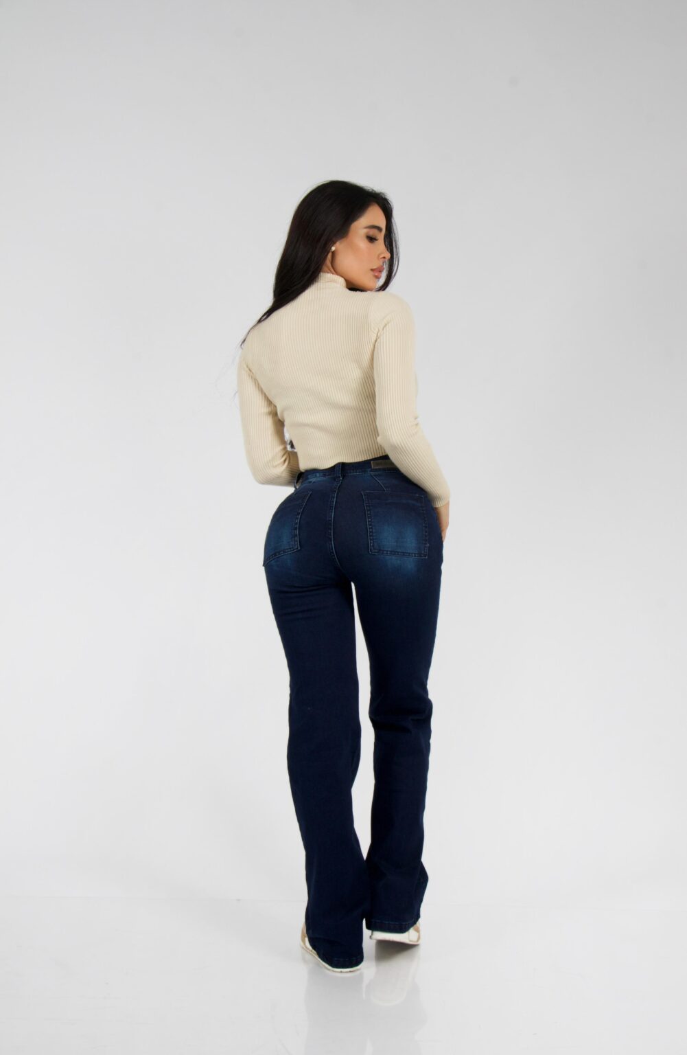Jeans Wide Leg Blue intense