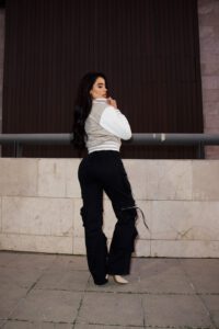 Jeans Cargo Multipocket Luxury black