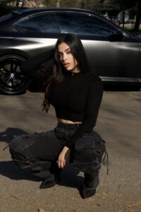 Jeans Cargo Multipocket Luxury Black desgastado - Vista 6