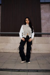 Jeans Cargo Multipocket Luxury black