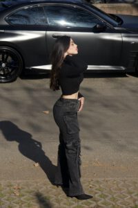 Jeans Cargo Multipocket Luxury Black desgastado - Vista 9