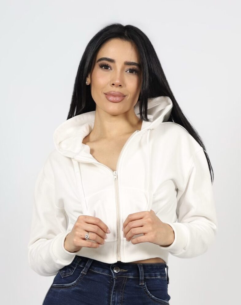 Polerón Capucha Woman Zipper