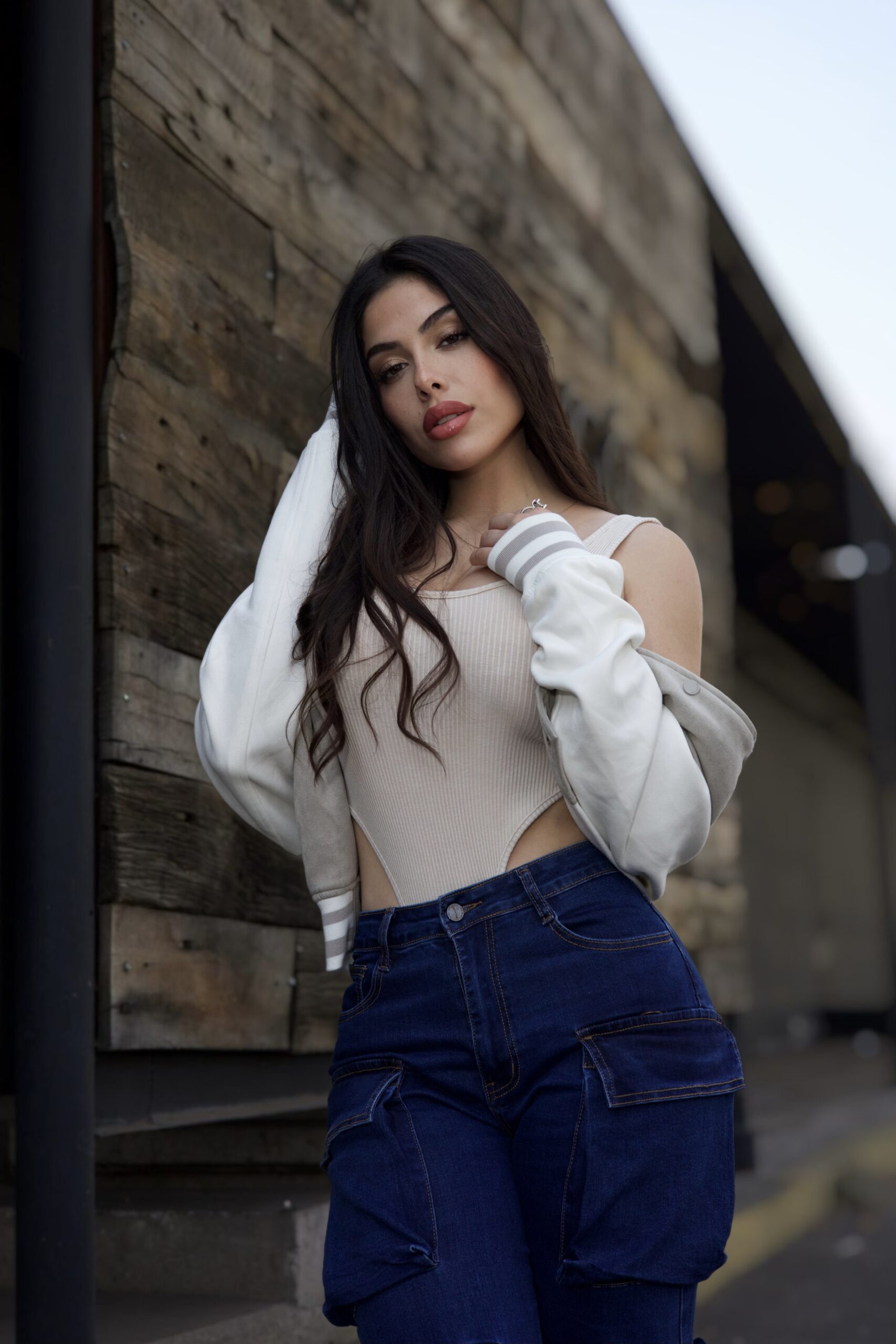 Jeans Cargo Multipocket Luxury Blue - Vista 4