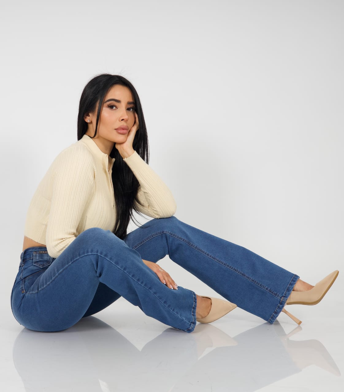 Jeans flare four button Alemania - Vista 3