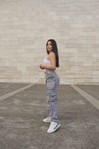 Jeans Cargo Multipocket Luxury Grigio