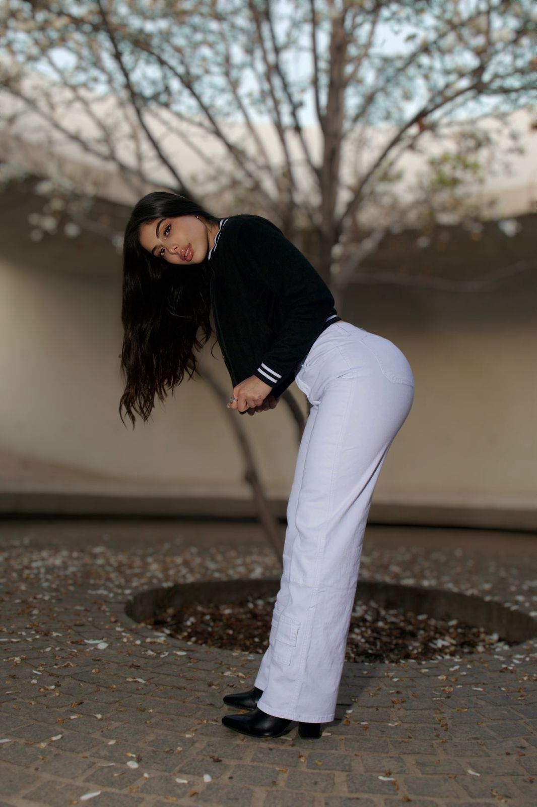 Jeans W Wide Leg Luxury Mónaco White - Vista 4