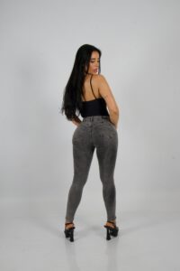 Jeans W Two Button Grey - Vista 5