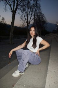 Jeans Wide Leg Verona grigio - Vista 3