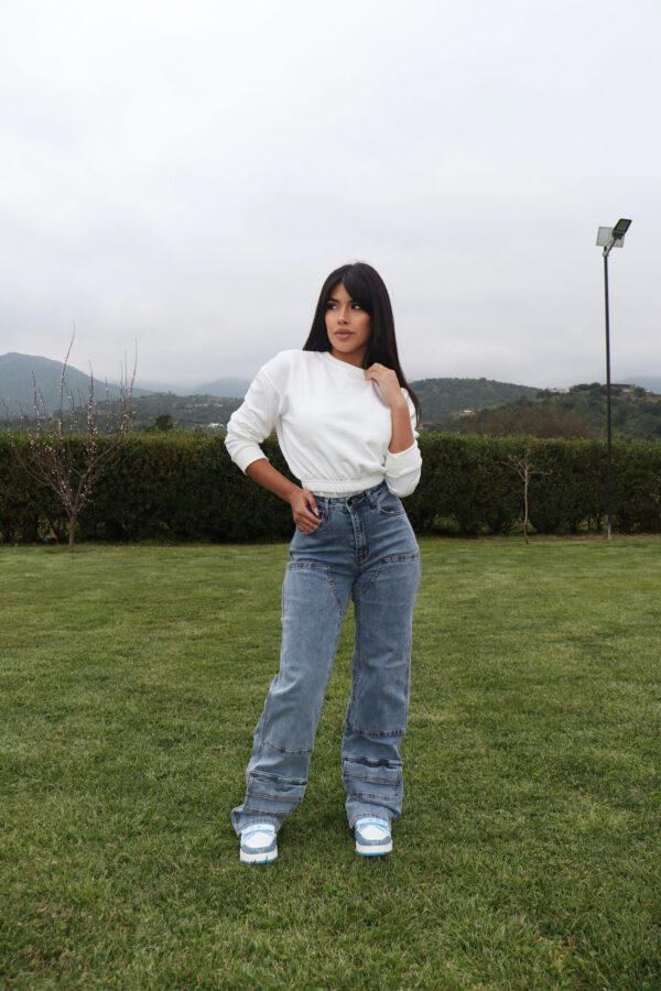 Jeans Wide Leg Verona Celeste