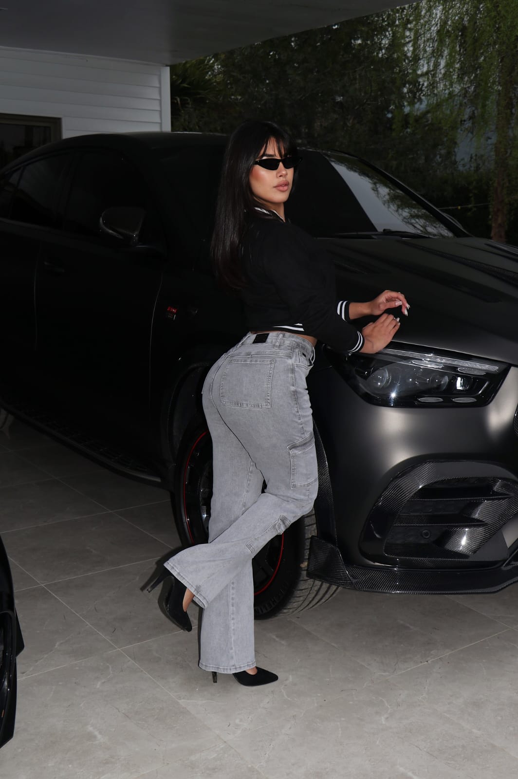 Jeans Cargo Paris gris ice - Vista 3