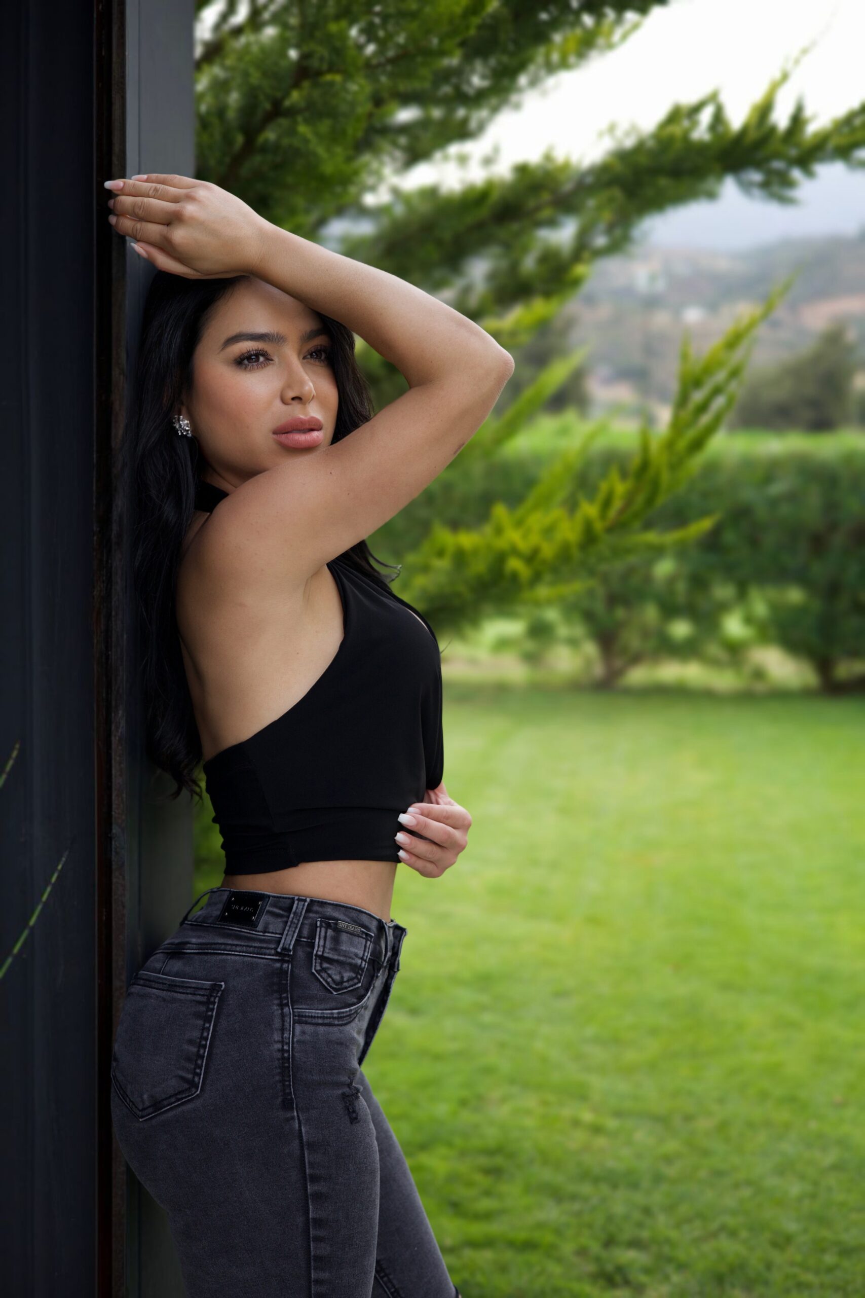 Jeans W classic destroyed Black nevado - Vista 2