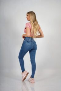 Jeans Rockstar Celeste intermedio - Vista 5